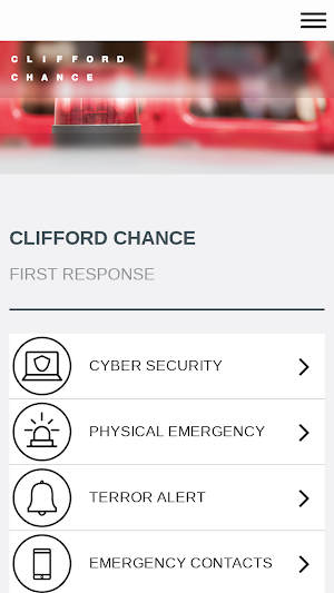 CLIFFORD CHANCE FIRST RESPONSE Screenshot 0