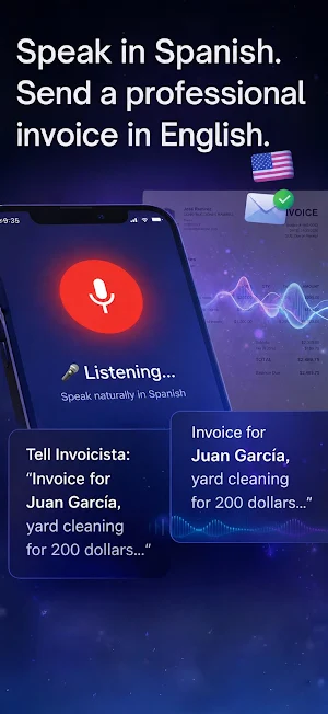 Invoicista: Voice Invoices Screenshot 0