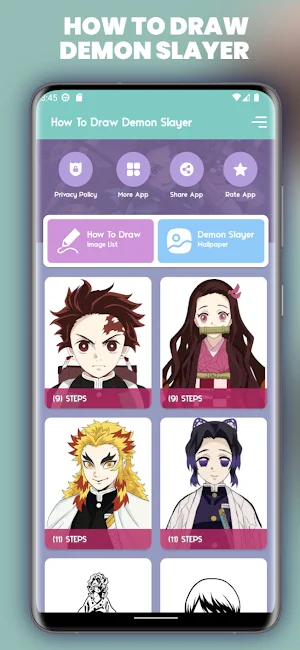 How To Draw Demon Slayer Screenshot 0