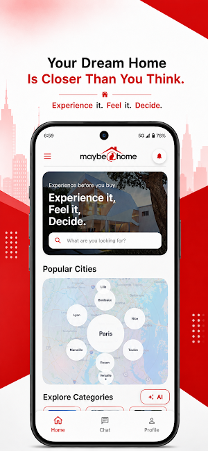 MaybeAtHome Screenshot 1
