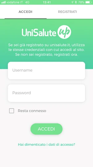 UniSalute Up Screenshot 0