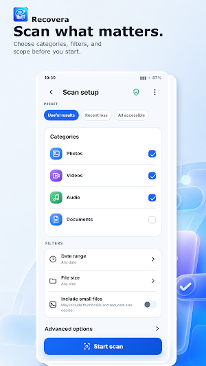 Recovera: File Recovery Screenshot 2