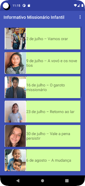 Infantil Missões Português2022 Screenshot 0