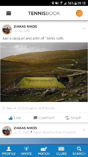 Tennis Book Screenshot 2