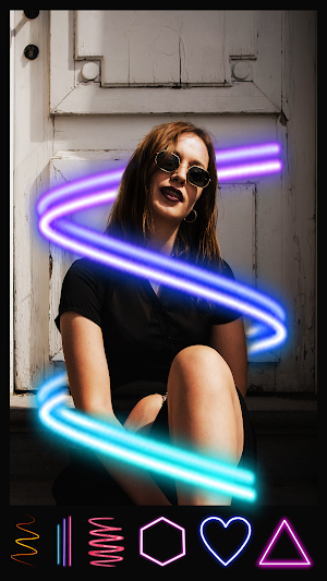 3D Neon Effect - Neon Photo Editor Screenshot 0