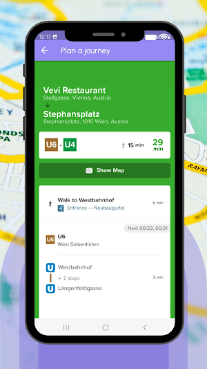 Vienna Metro Map 2024 Screenshot 2