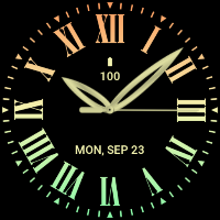 Orange Classic Watch Face