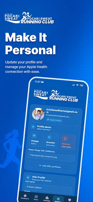 Pocari Sweat Running App Screenshot 1