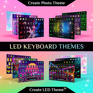 LED Keyboard & Neon RGB themes Screenshot 1