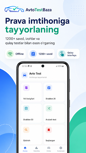 AvtoTestBaza: Prava Test 2026 Screenshot 1