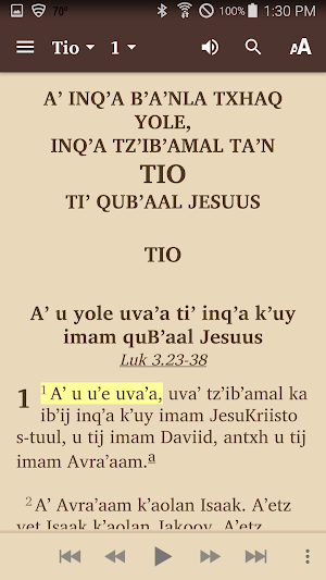 Ixil Chajul - Bible Screenshot 2