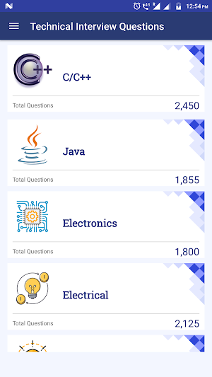 Technical Interview Questions Screenshot 1