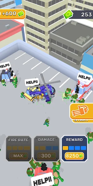 Helicopter Task-City Fall War Screenshot 2