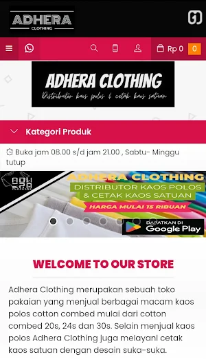 Adhera Clothing Screenshot 1