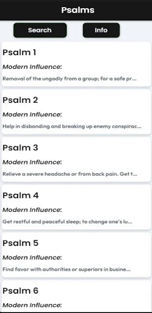 Psalms Magick. Ritual & Prayer Screenshot 0