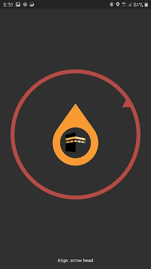 Easy Qibla Compass Screenshot 1