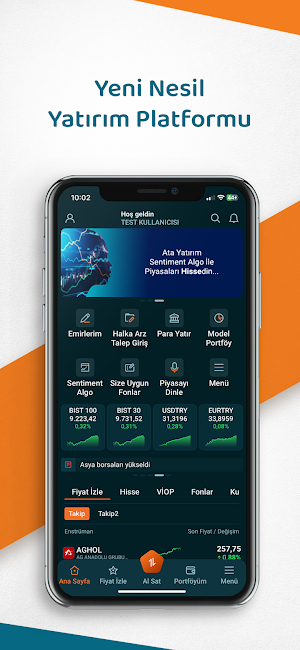 AtaOnline: Ata Yatırım Borsa Screenshot 0