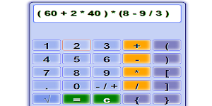 Calculator Parentheses ( ) [ ] Screenshot 2