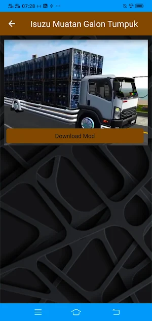 Mod Bussid Truck Galon Box Screenshot 3
