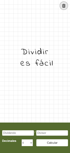 Calculadora Divisiones Fáciles Screenshot 0