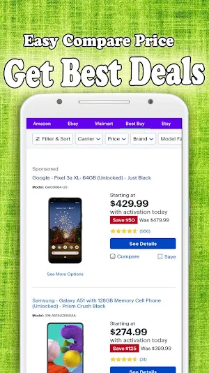 Price Comparison Online Shopping USA: FnC App Screenshot 2