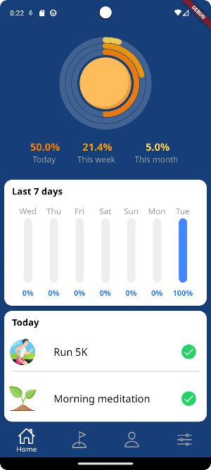 HabitFlow Pro : Grow UP Screenshot 1