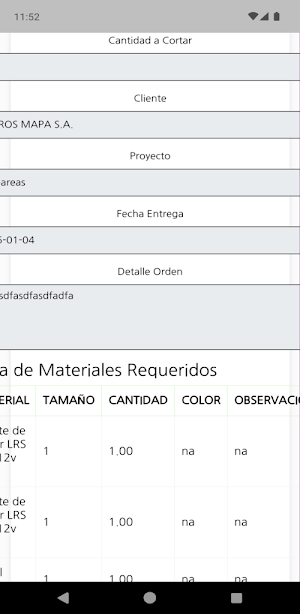 Espacios y Contactos Screenshot 2
