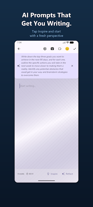 Vibe Journal: AI Daily Diary Screenshot 1