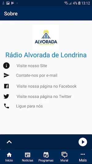 Rádio Alvorada de Londrina Screenshot 3