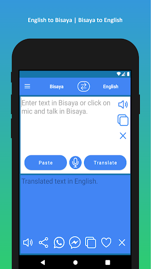 Bisaya to English Translator Screenshot 0