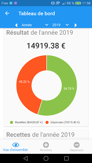 MaxiCompte: Budget familial & Compte banque Screenshot 3
