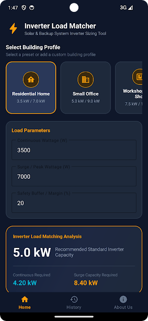 Inverter Load Matcher Screenshot 1