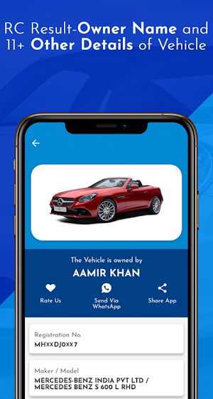 RTO vehicle details - vahan Screenshot 2