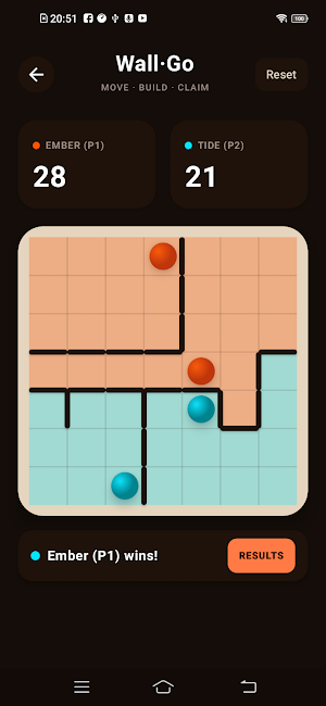 Wall Go: Strategy Board Game Screenshot 1
