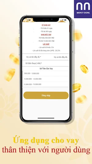 MoneyDong - Vay nhanh online Screenshot 1