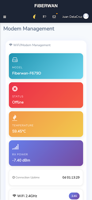 Fiberwan Screenshot 1