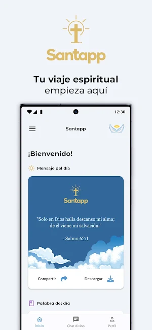 Santapp: Oración y chat divino Screenshot 0
