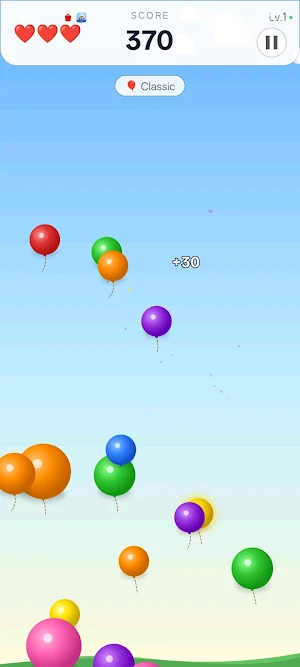 Balloon pop gym Screenshot 1