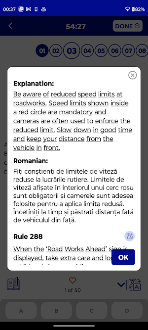 Driving Theory Practice Kit Screenshot 3