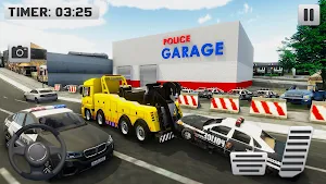 Modern City Police Car Parking Screenshot 0