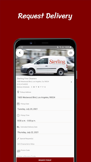 Sterling Dry Cleaners Screenshot 1
