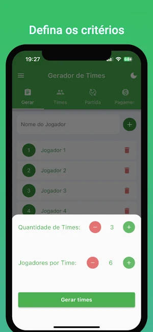 Gerador Times Screenshot 1