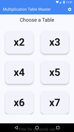 Multiplication Table Master Screenshot 0