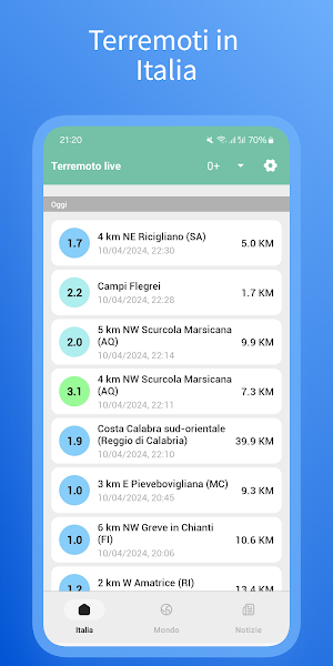 Terremoto Live Screenshot 0