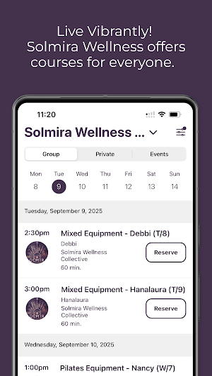 Solmira Wellness Collective Screenshot 1