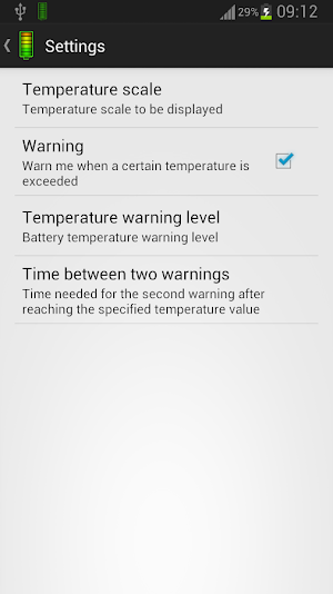 Battery Temperature Screenshot 2
