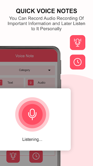Quick Voice Notes - Speech to Text, Voice Memo Screenshot 1