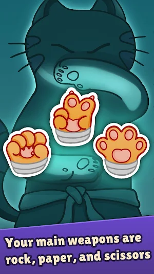 Cats' Rock Paper Scissors game Screenshot 2
