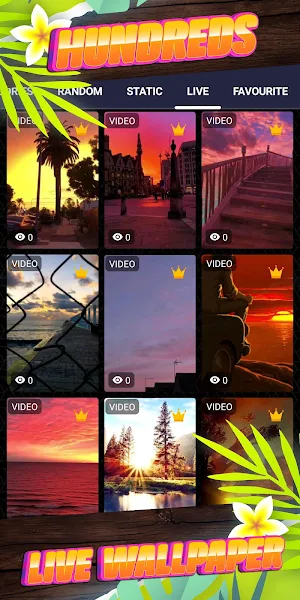 sunset background Screenshot 2