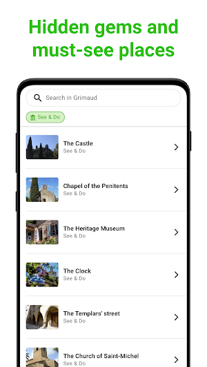 Grimaud Tour Guide:SmartGuide Screenshot 2